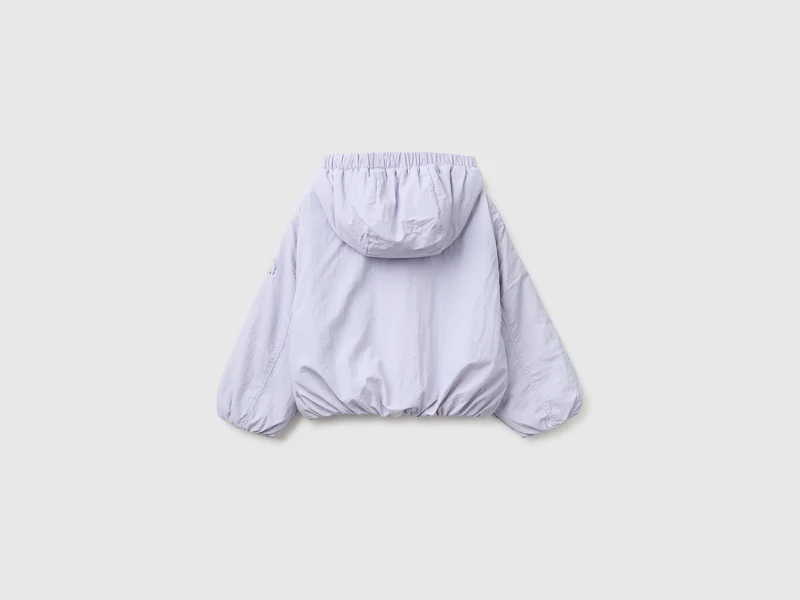 Nylonjacke mit Kapuze