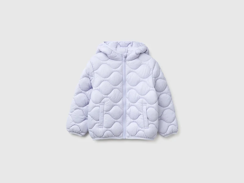 Wattierte Jacke mit Kapuze