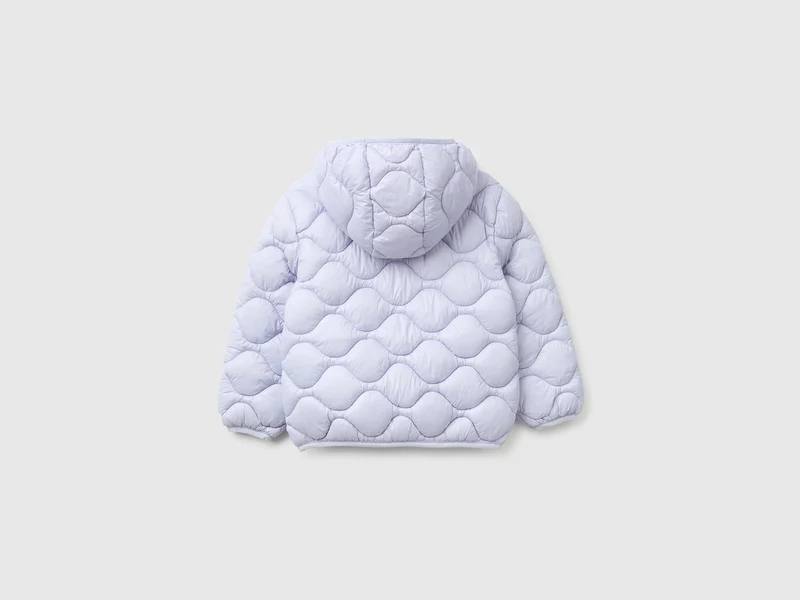 Wattierte Jacke mit Kapuze