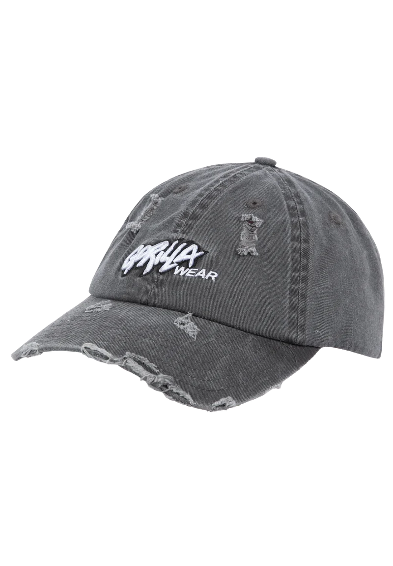 Galway Distressed Cap - Washed Gray