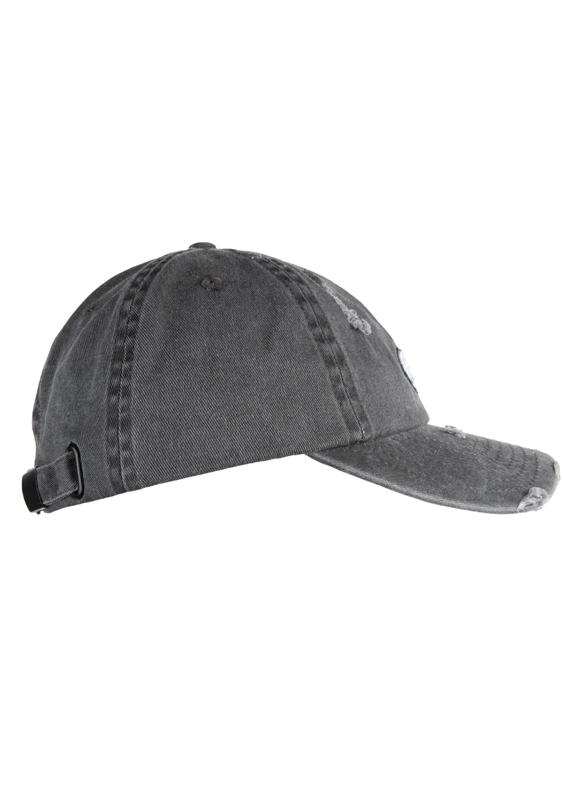 Galway Distressed Cap - Washed Gray