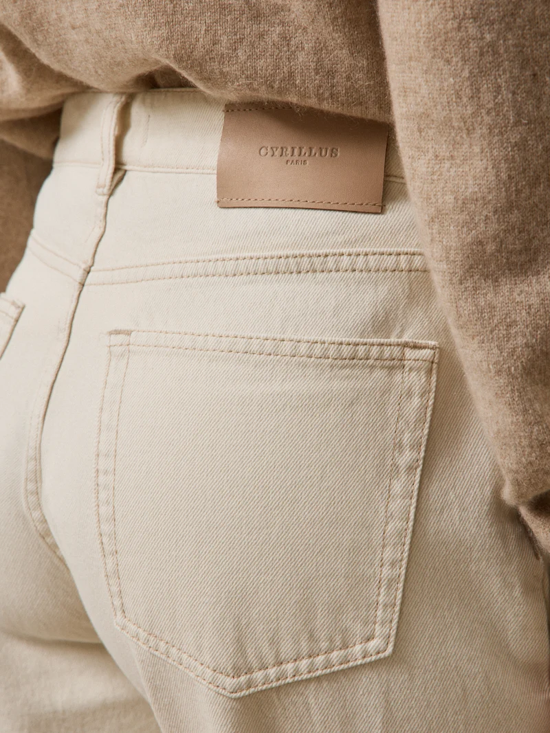 Gerade Damenjeans Laure aus Bio-Baumwolle