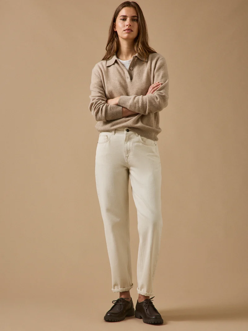 Gerade Damenjeans Laure aus Bio-Baumwolle