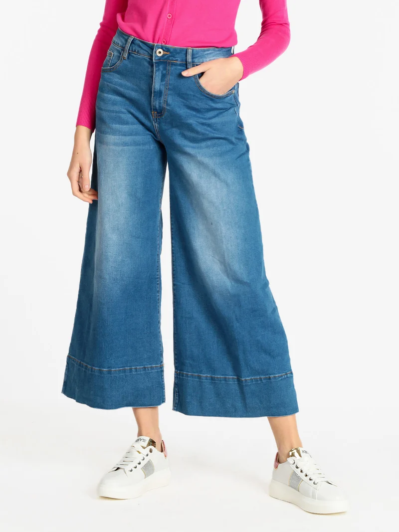 Jeans donna modello culotte - jeans