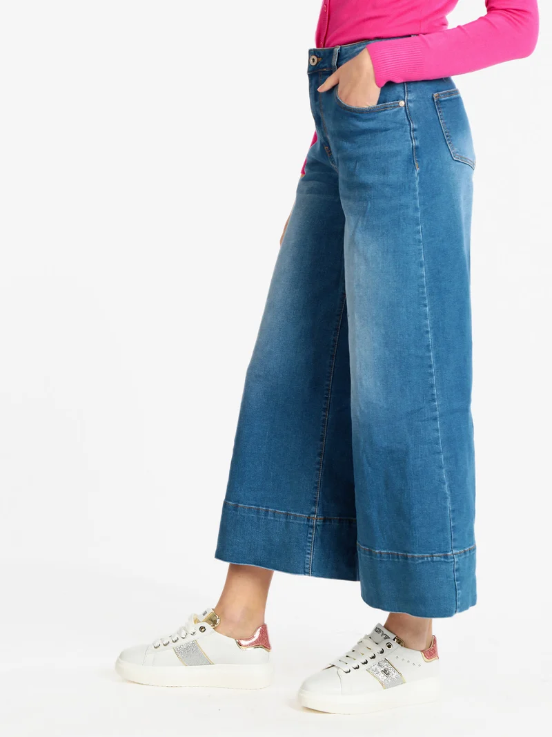 Jeans donna modello culotte - jeans