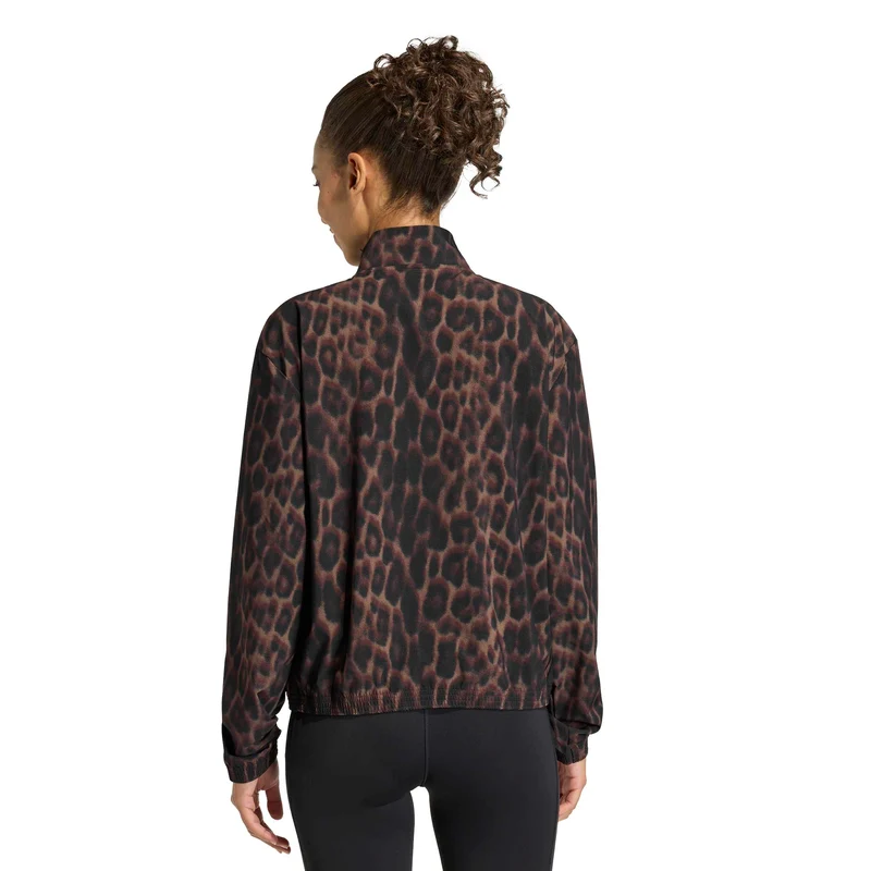 Workout Essentials Leopard Woven Jacke