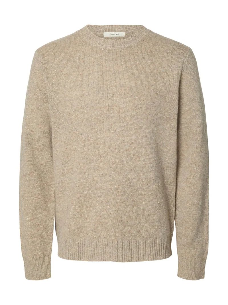 SLHNEIL LS KNIT NEPS CREW NECK