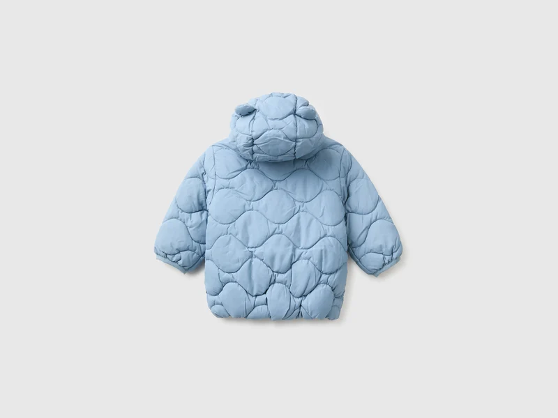 Wattierte Jacke mit Kapuze