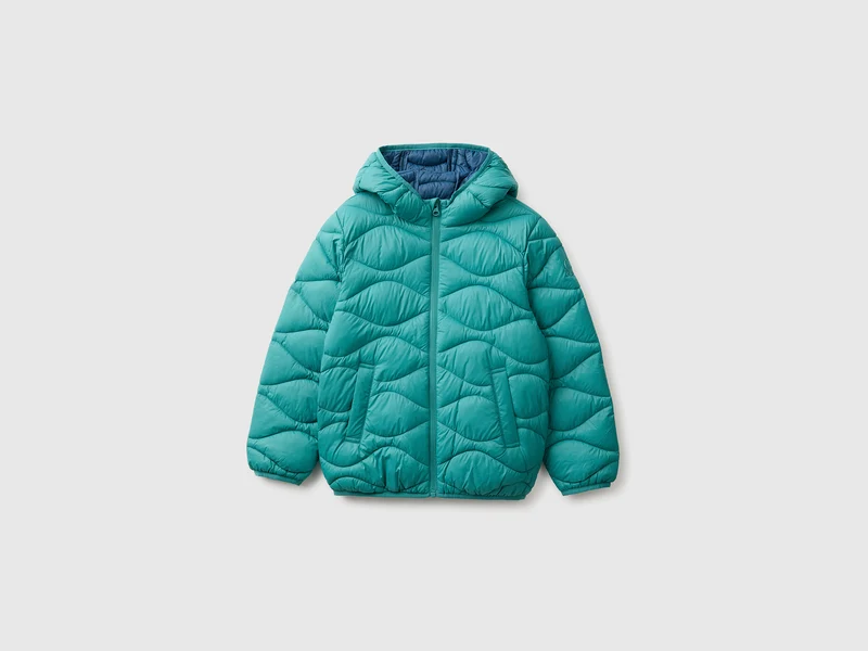 Wattierte Jacke mit Kapuze