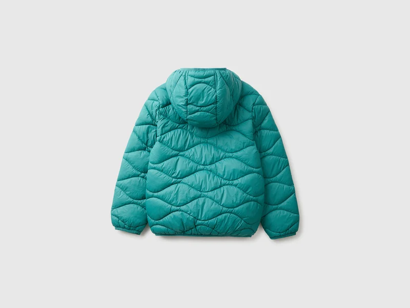 Wattierte Jacke mit Kapuze