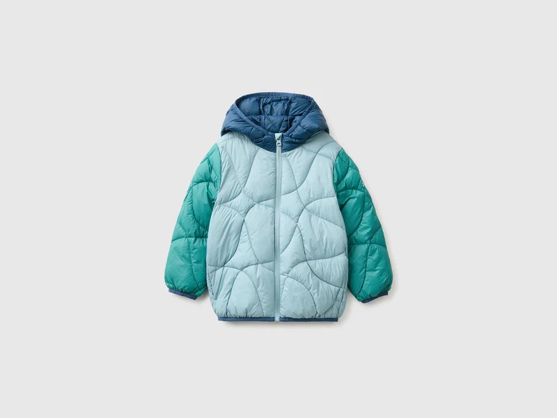 Wattierte Jacke mit Kapuze
