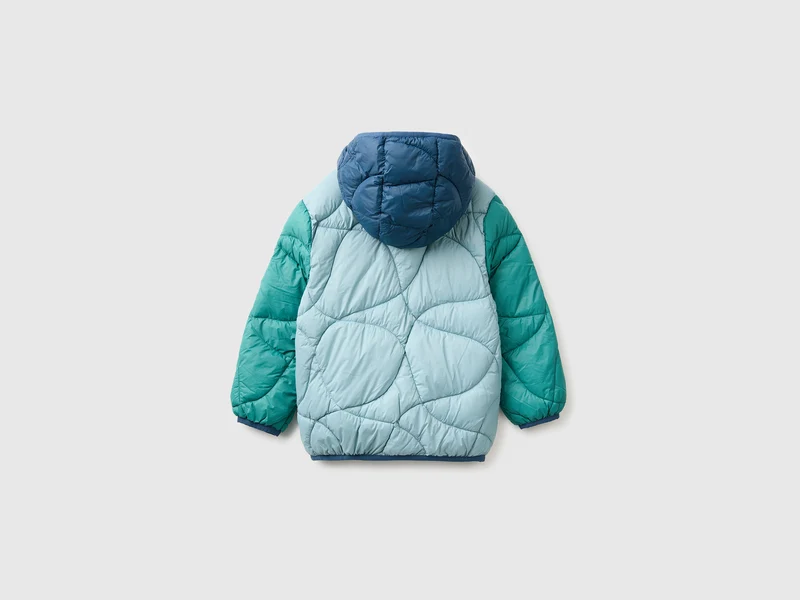 Wattierte Jacke mit Kapuze