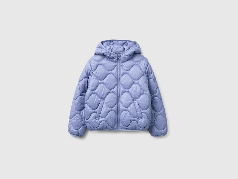 Wattierte Jacke mit Kapuze