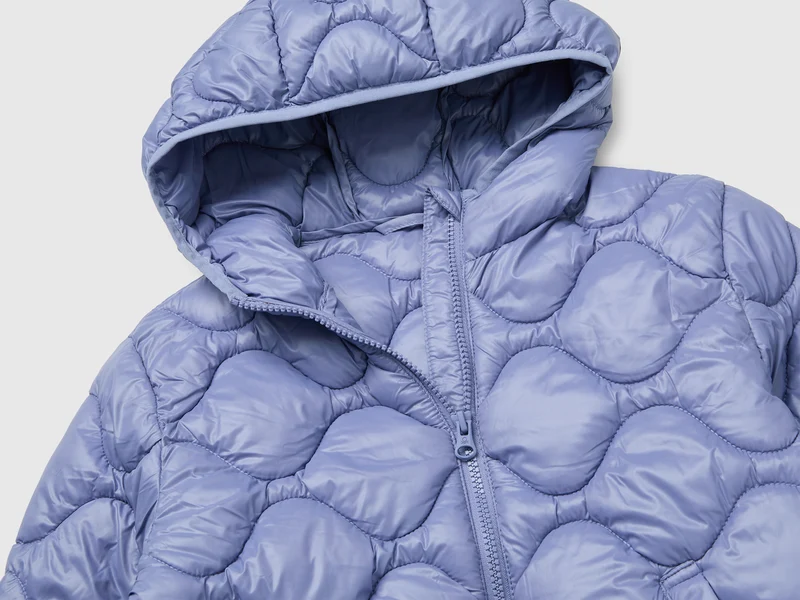 Wattierte Jacke mit Kapuze