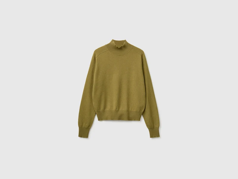 Rollkragenpullover aus Kaschmirmischung