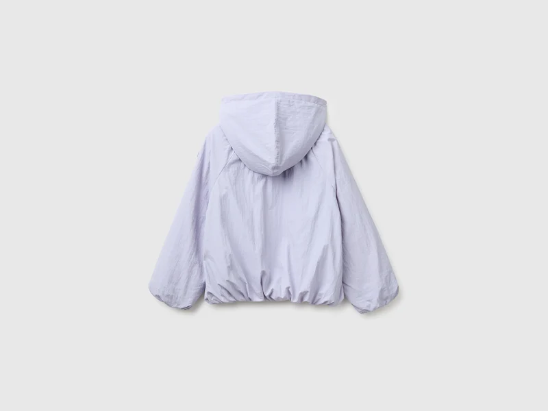 Übergroße Nylonjacke