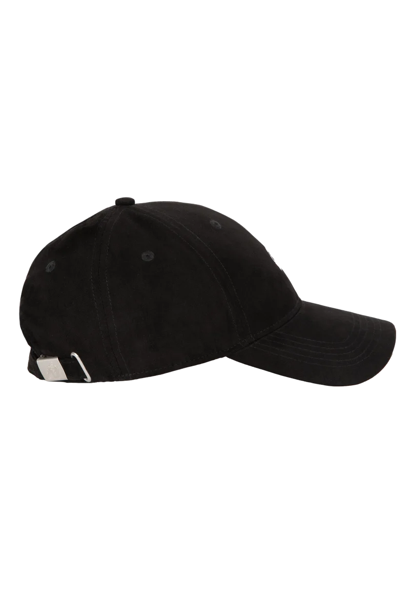 Cody Suede Cap - Black