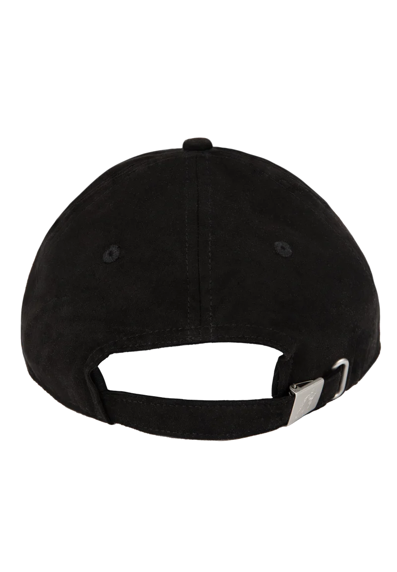 Cody Suede Cap - Black