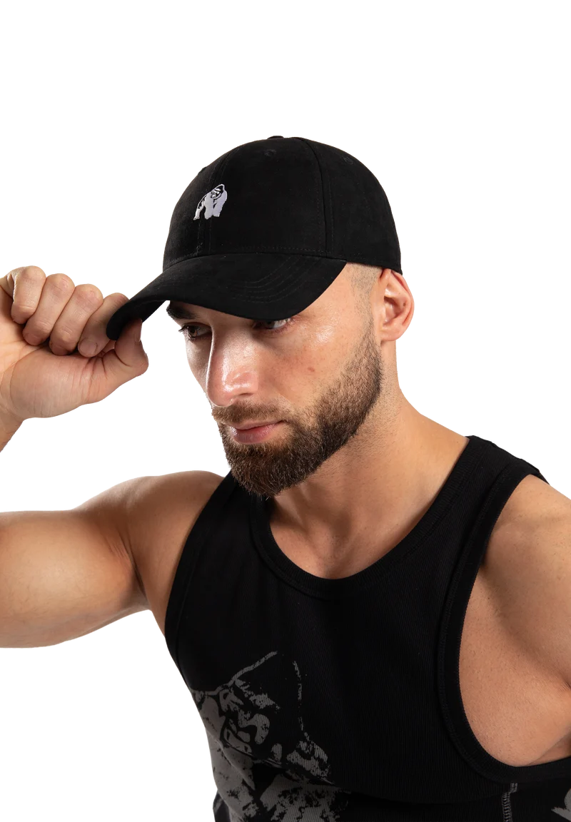 Cody Suede Cap - Black