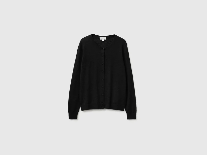 Ultraleichte Strickjacke aus Wollmischung