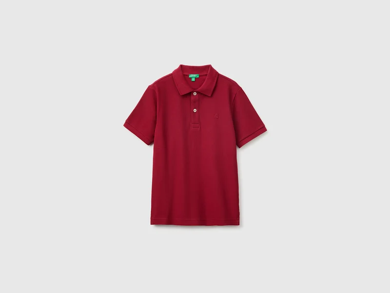 Kurzärmeliges Poloshirt aus Bio-Baumwolle