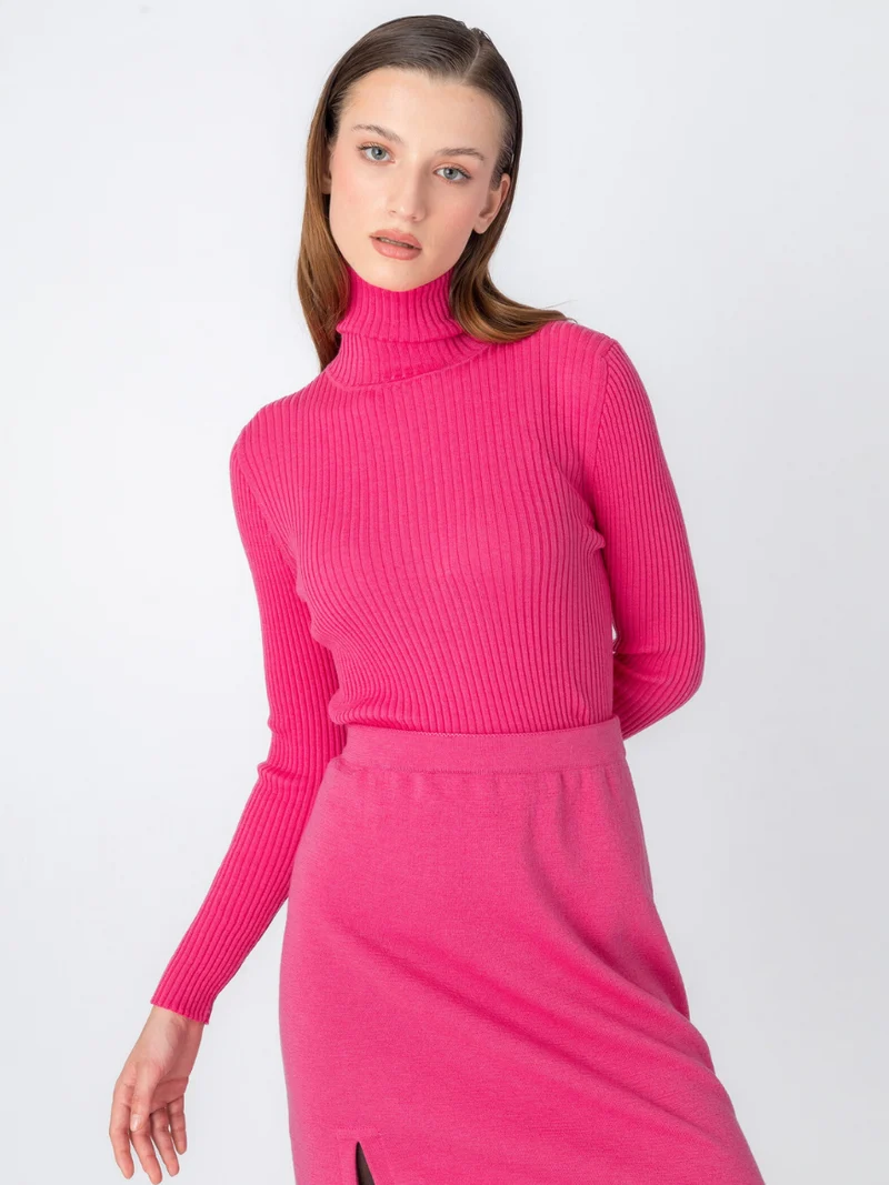 Ribbed Turtleneck