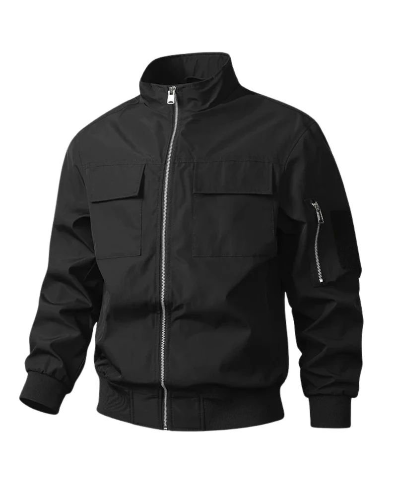 Elegant Windbreaker Bomber Jacket