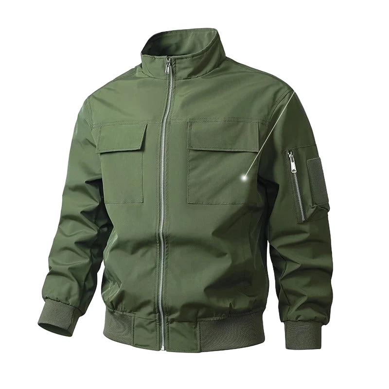 Elegant Windbreaker Bomber Jacket