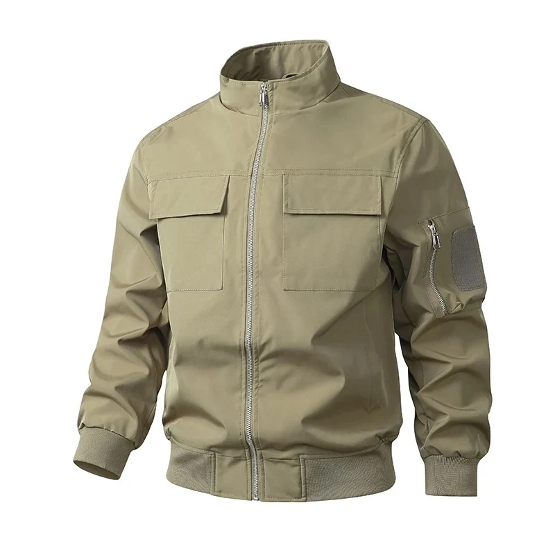 Elegant Windbreaker Bomber Jacket