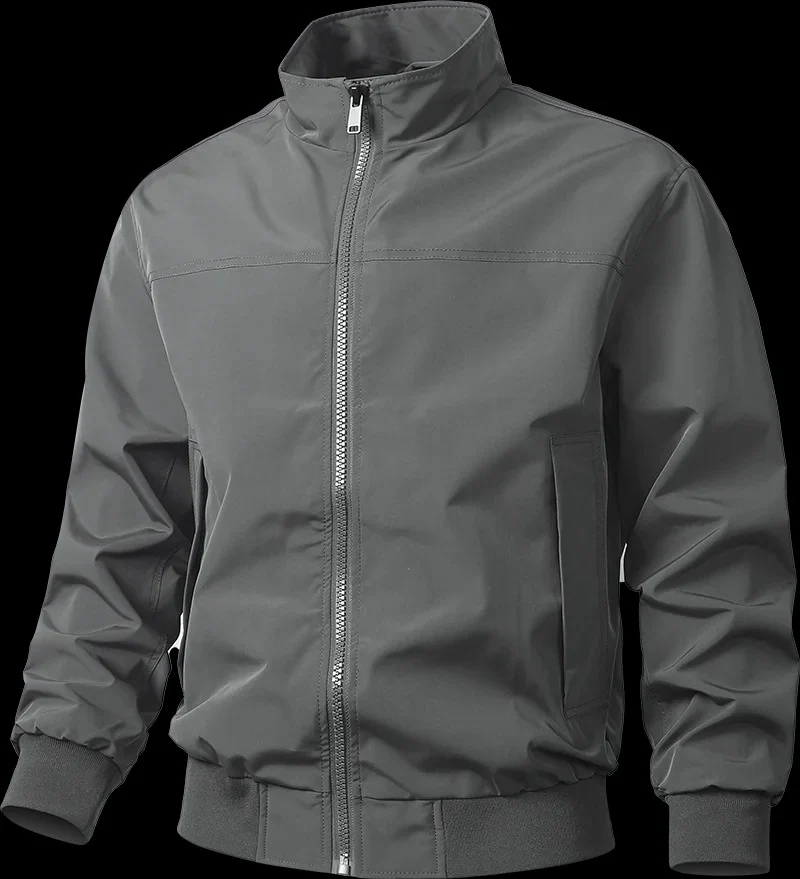 Elegant Windbreaker Bomber Jacket