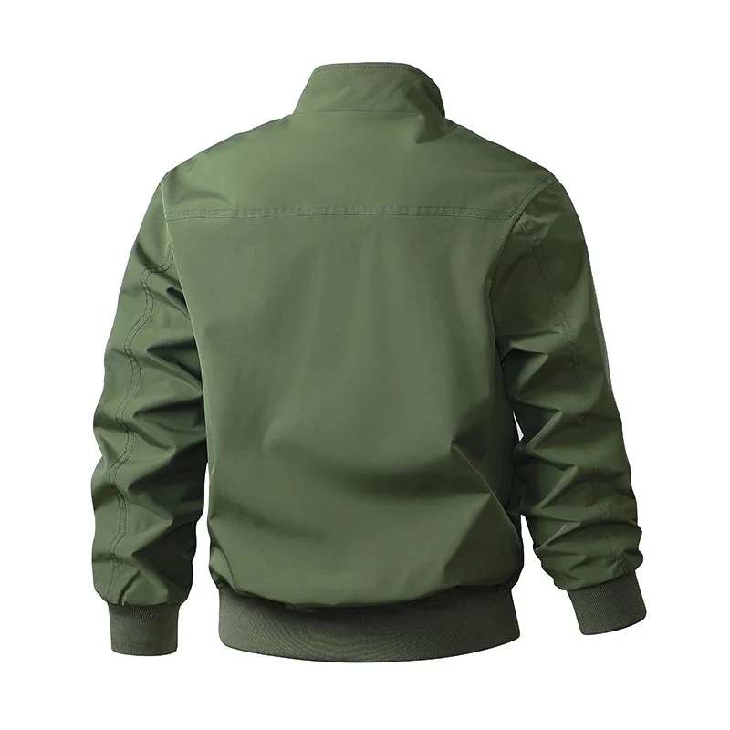 Elegant Windbreaker Bomber Jacket