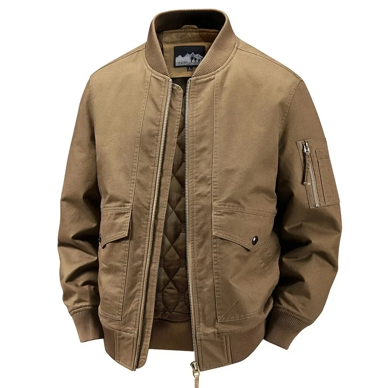 Elegant Cotton Bomber Jacket