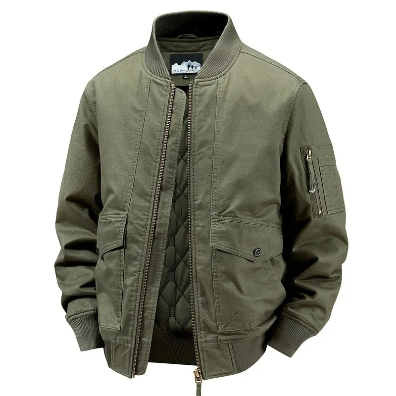 Elegant Cotton Bomber Jacket