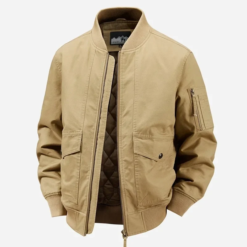 Elegant Cotton Bomber Jacket