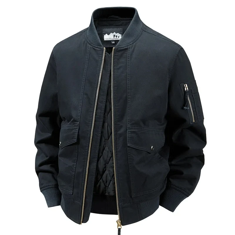 Elegant Cotton Bomber Jacket