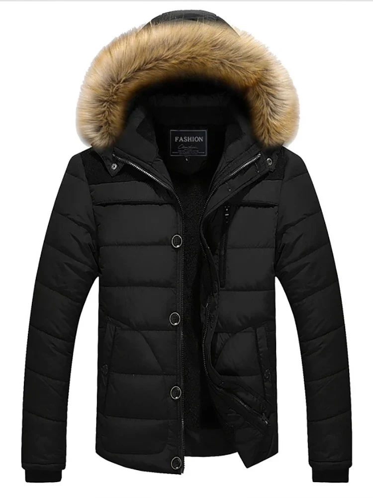 Elegant Hooded Fleece Jacket