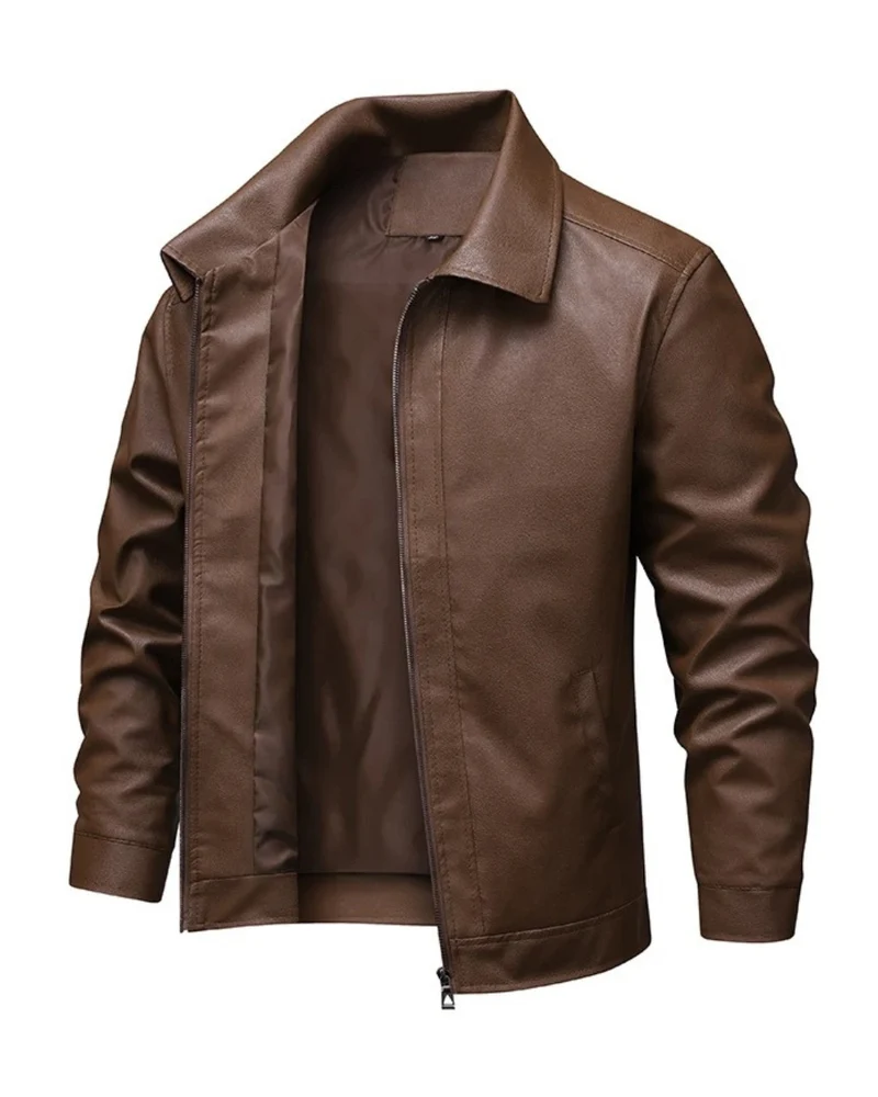 Vintage Leather Biker Jacket