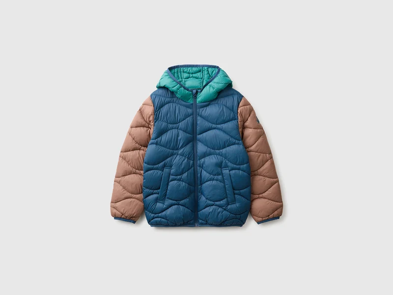 Wattierte Jacke mit Kapuze