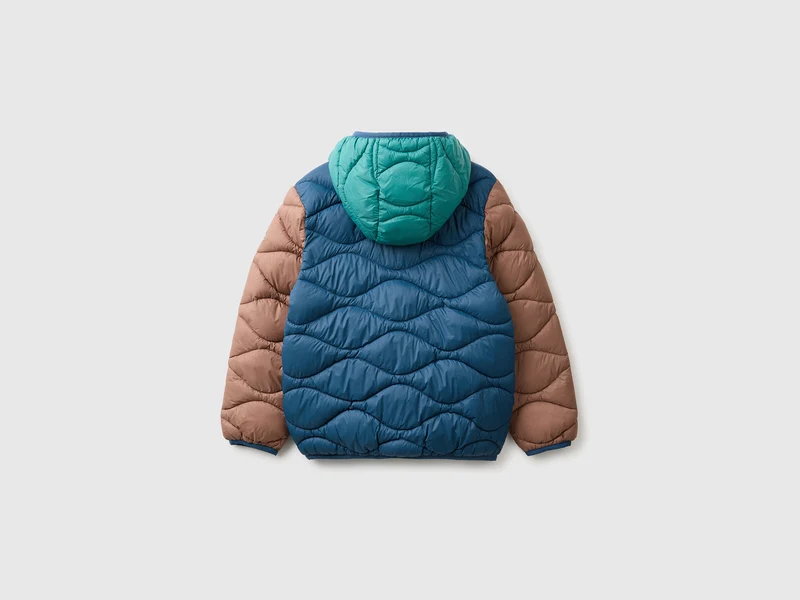 Wattierte Jacke mit Kapuze