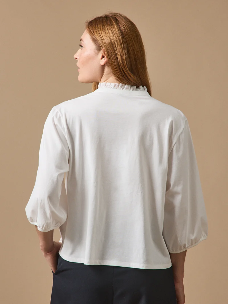 Damenbluse aus Bio-Baumwolle