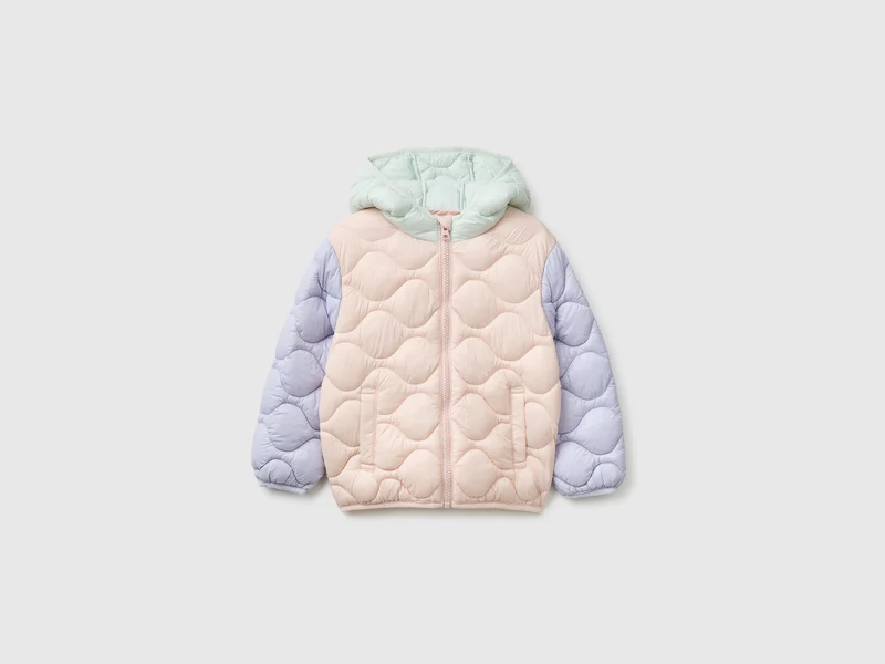 Wattierte Jacke mit Kapuze