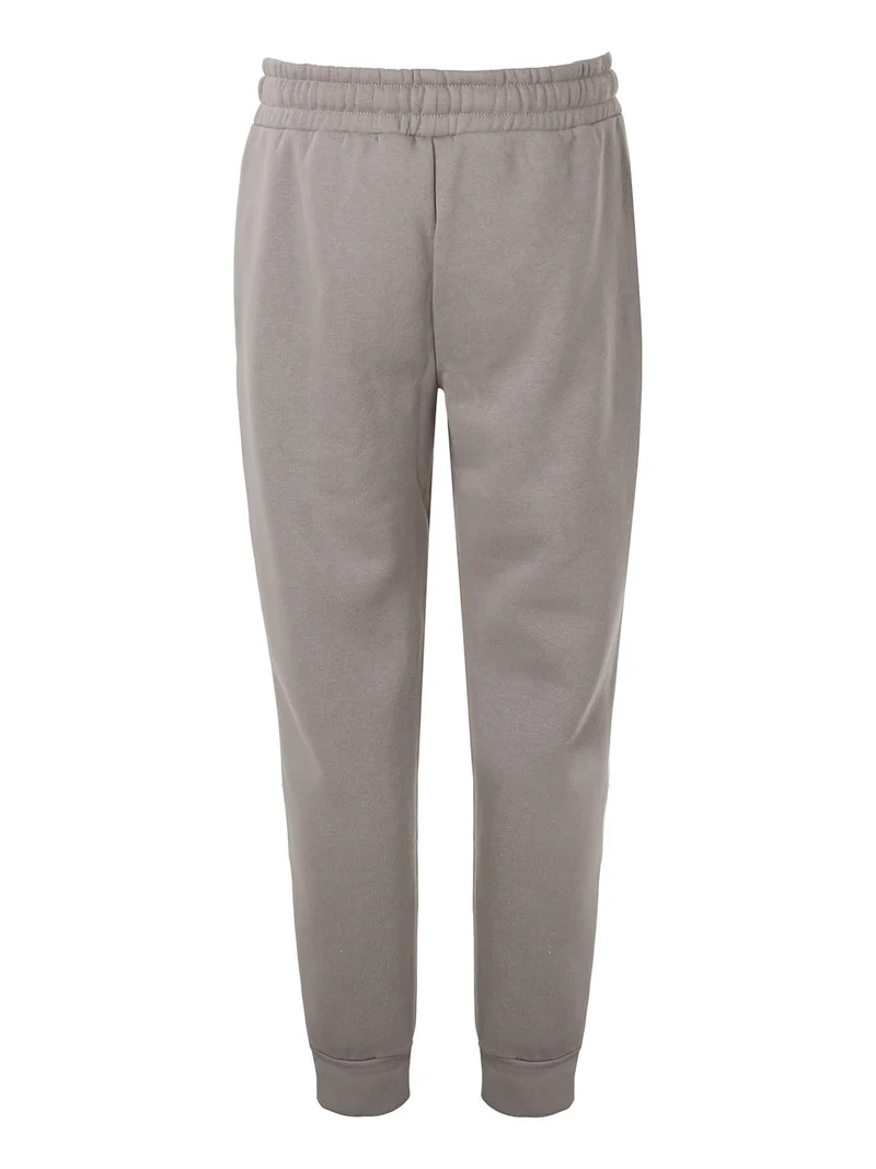 Pantaloni tuta da uomo con coulisse e polsini e interno felpato - fango