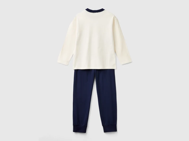 Pyjama aus langfaseriger Baumwolle