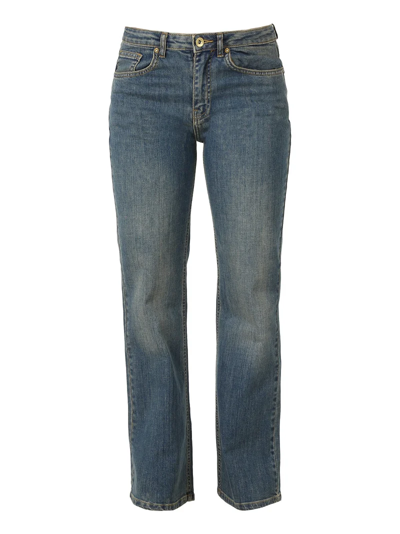Jeans donna a gamba dritta e vita alta - jeans