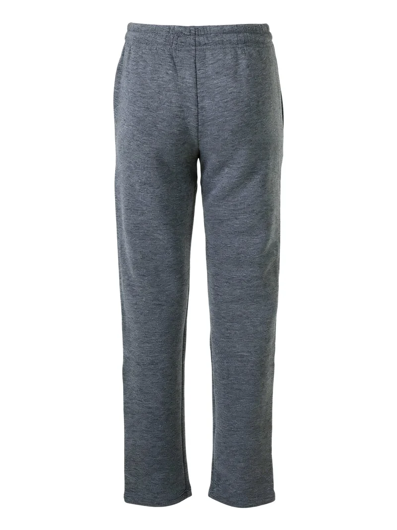 Pantaloni in felpa da donna con coulisse e interno in pile - grigio scuro
