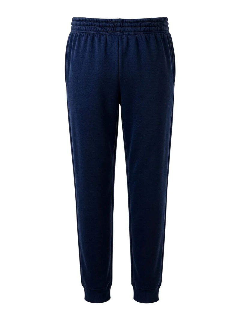 Pantaloni sportivi da uomo con coulisse e interno felpato - blu scuro