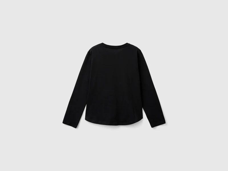 Shirt mit Pailletten, aus Bio-Baumwolle