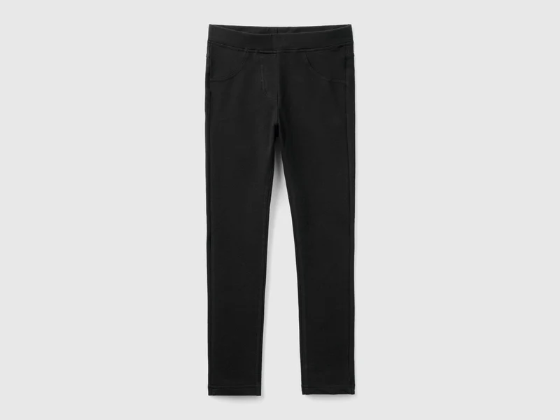 Jeggings aus stretchigem Sweatstoff