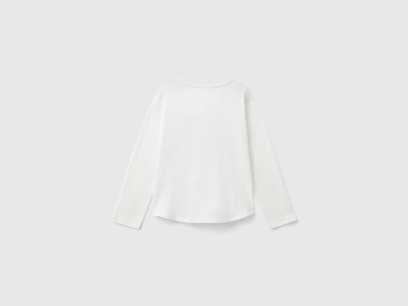 Shirt mit Pailletten, aus Bio-Baumwolle