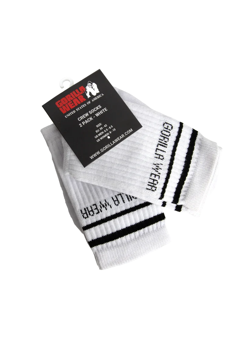 Crew Socks 2-Pack - White